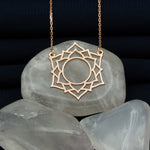 925 Sterling Silver Crown Chakra Necklace