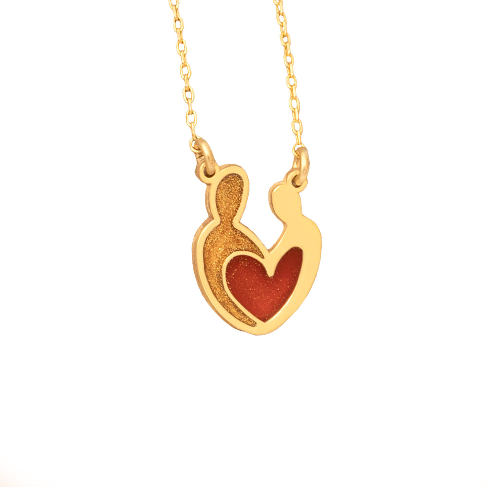 925 Sterling Silver Couple Love Necklace