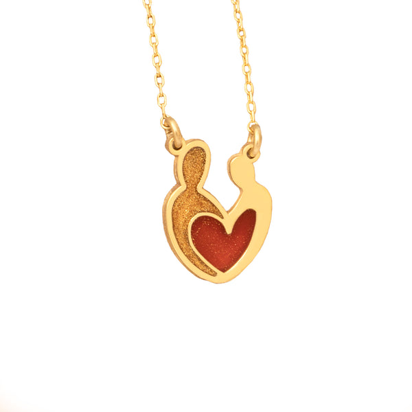 925 Sterling Silver Couple Love Necklace