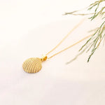 925 Sterling Silver 3D Seashell Necklace