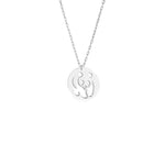 925 Sterling Silver Panda Silhouette Necklace