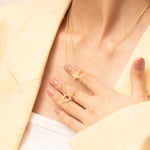 925 Sterling Silver Sun And Star Necklace
