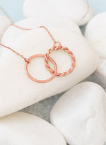 925 Sterling Silver İç İçe İki Hoop