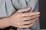 925 Sterling Silver Personalized 2 Name Ring