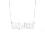 925 Sterling Silver Personalized Pumpkin Custom Name Necklace