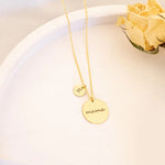 925 Sterling Silver Personalized Custom Name BaşInitial Letter Necklace