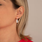 925 Sterling Silver Cat Earrings