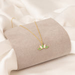 925 Sterling Silver Lotus Necklace