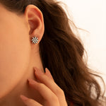 925 Sterling Silver Respect Studs