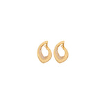 925 Sterling Silver Crystal Pave Ucu Sivri Uzay Yolu Earrings
