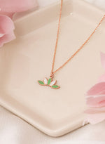 925 Sterling Silver Lotus Necklace