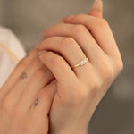 925 Sterling Silver Crystal Pave Di̇kdörtgen Ring