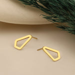 925 Sterling Silver Triangle Earring