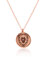 925 Sterling Silver Lion Pendant Necklace