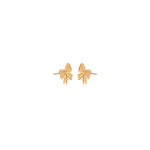 925 Sterling Silver Ribbon Bow Earrings