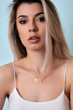 925 Sterling Silver Cute Baby Feet Necklace With Birthstone