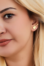 925 Sterling Silver Guitar Earrings