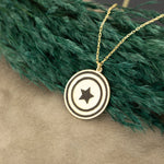 925 Sterling Silver Shield Pendant Necklace