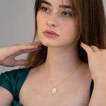 925 Sterling Silver Kazımalı BaşInitial Necklace