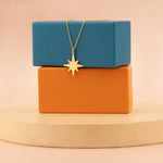 925 Sterling Silver Pole Star Necklace