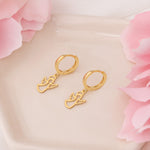 925 Sterling Silver Angel Earrings