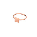 925 Sterling Silver Ortada Square Ring
