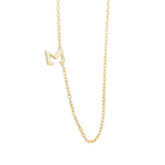 925 Sterling Silver Greek Initial Necklace
