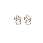 925 Sterling Silver Angel Studs 448