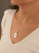 925 Sterling Silver Footprint Necklace