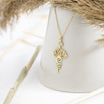 925 Sterling Silver Unalome Necklace