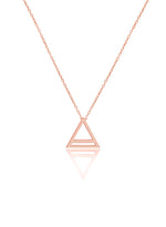 925 Sterling Silver Triangle Pendant