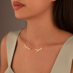 925 Sterling Silver Personalized Multiple Name Necklace