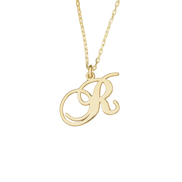 925 Sterling Silver Initial Necklace