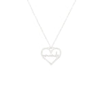 925 Sterling Silver Heart Name Necklace