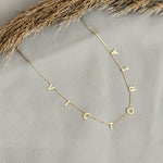 925 Sterling Silver Personalised Initial Name (Halley)