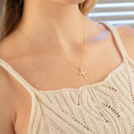 925 Sterling Silver Oklu Haç Necklace