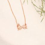 925 Sterling Silver Wizard Harry Potter Glasses Necklace