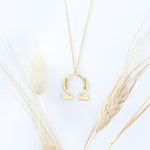 925 Sterling Silver Personalized Omega Name Necklace