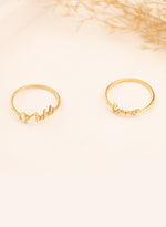 925 Sterling Silver Name Ring