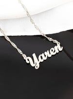 925 Sterling Silver Twi̇st Zi̇nci̇rli̇ İsi̇m Necklace