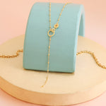 925 Sterling Silver Intermittent Bead Chain Necklace With Heart