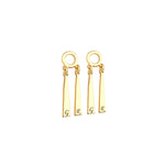 925 Sterling Silver Personalized Zoro Earrings