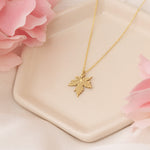 925 Sterling Silver Maple Leaf Necklace