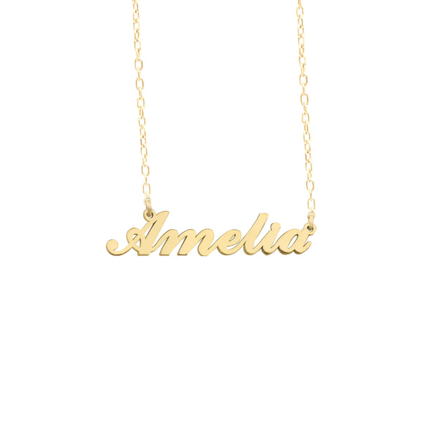 925 Sterling Silver Name Necklace 309