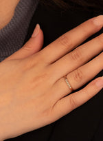 925 Sterling Silver Personalized Slim Engraved Ring