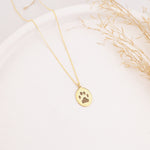 925 Sterling Silver Paw Necklace