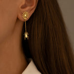 925 Sterling Silver Halloween Threader Earrings