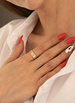 925 Sterling Silver Fingerprint Ring
