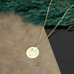 925 Sterling Silver Woman And Dog Necklace