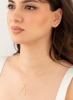 925 Sterling Silver Wishbone Ring Holder Necklace